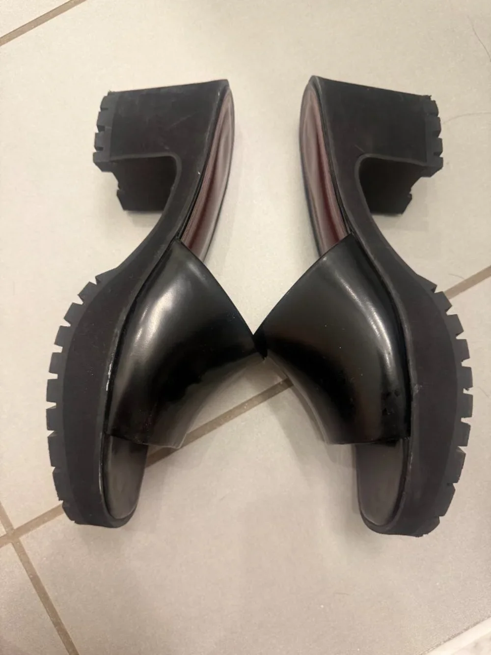 Staud Amber Platform Slides